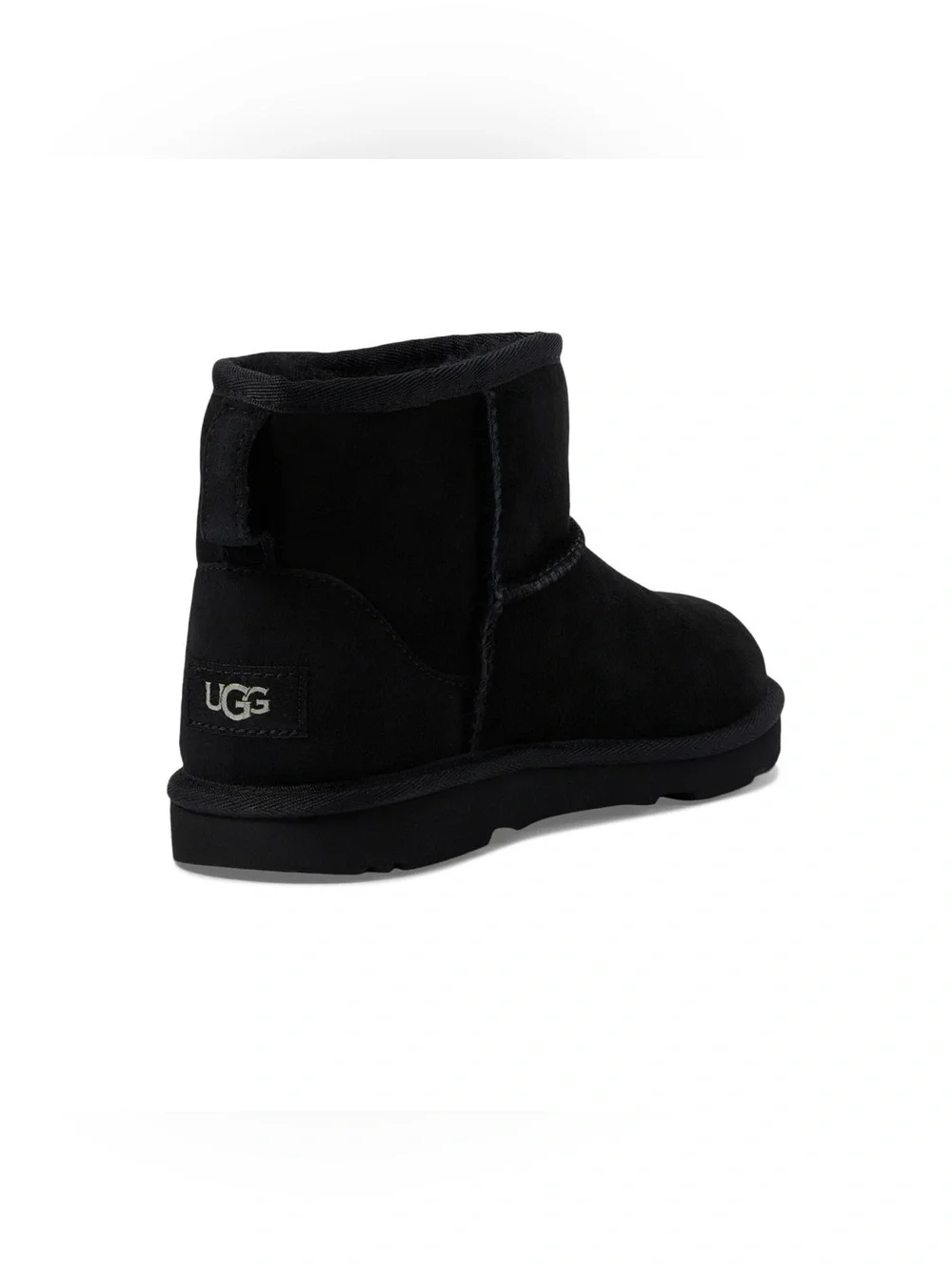 UGG Kids Classic Mini II Shearling Style Boots in Black Size 5